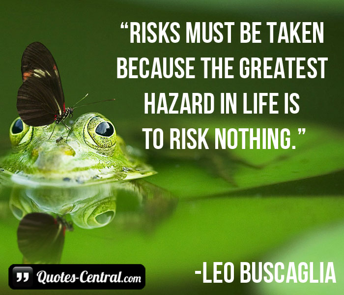 risks-must-be-taken