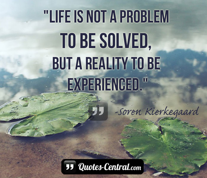 life-is-not-a-problem-to-be-solved-but-a-reality